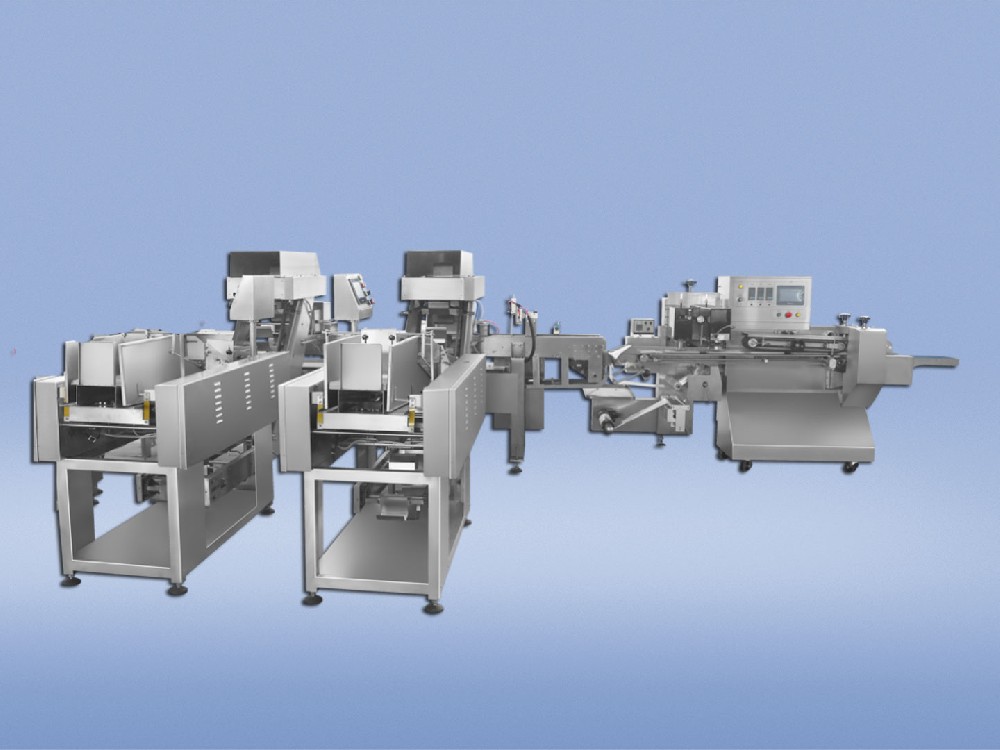 One drag two plastic packaging machine